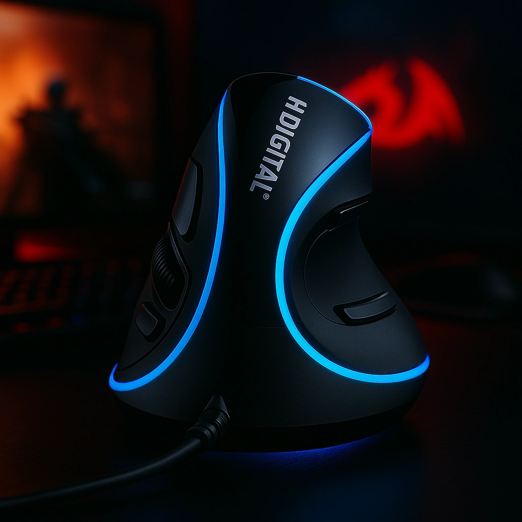 J-Tech Digital V628 Wired Ergonomic Vertical Mouse gaming mouse review