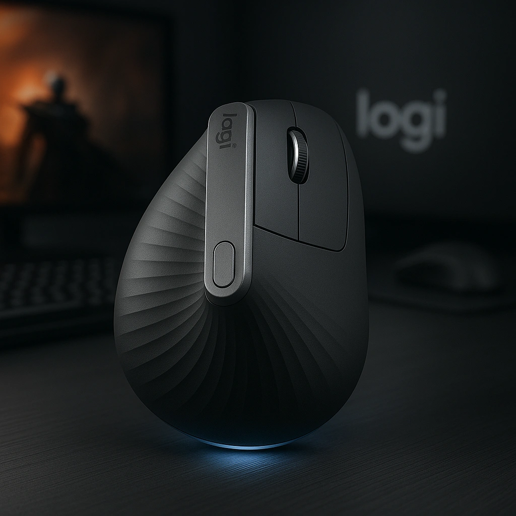 Logitech MX Vertical Advanced Ergonomic Mouse gaming mouse review